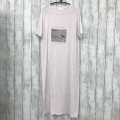 【 SNIDEL HOME 】スナイディルホーム  CAT Tシャツワンピース ピンク FREE
