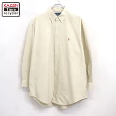 00s RALPH LAUREN ボタンダウン 長袖シャツ メンズ XL~サイズ相当 ビッグサイズ オーバーサイズ