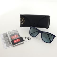レイバン Ray-Ban サングラス RB4344col.6535　ブルー ゴールド 【中古】Aランク