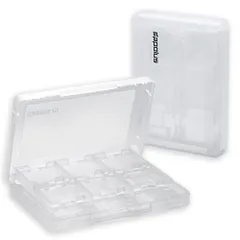 収納 大容量 カセット ゲームソフト メモリーカード ソフトケース 24枚 3DS (White) sapolus