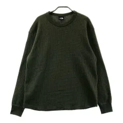 THE NORTH FACE ザ ノースフェイス NT62032 ロングスリーブウォームワッフルクルー  カーキ系 L [240101373615] メンズ