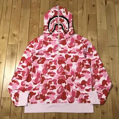 bape シャークパーカー　ピンク　ストーン　ショート丈　ミニ丈 bape シャークパーカー ピンク ストーン ショート丈 ミニ丈