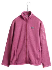 【お得なクーポン配布中!】 パタゴニア ベターセーター ジャケット レディース M 古着 Patagonia フリース アウトドア ジャンパー フルジップ ニット 杢 紫