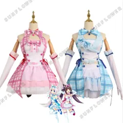 ネコぱら バニラ コスプレ フィギュア 長袖 メイド服 水色