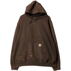 古着 カーハート Carhartt ORIGINAL FIT スウェットプルオーバーパーカー メンズXL相当/eaa575488