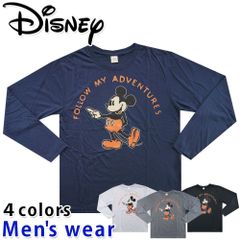 ディズニー 長袖 Tシャツ メンズ ミッキー マウス Disney グッズ ネズミ 12241220
