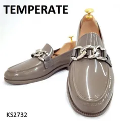 テンパレイト　美品　AUSTIN　完売品　チェーン　金具　EU37　グレージュ