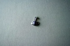 天使のペンダントトップ アイオライト オーバル型 SV925 10x8mm前後