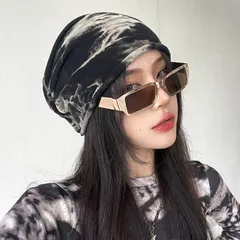 男女兼用　小顔効果抜群　ワッチキャップ　ビーニー　ニット帽　医療用　パンク  地雷系 やみかわ ロック パンクファッション コットン　おしゃれ　かわいい　かっこいい　綿