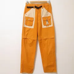 #anc カールヘルム KarlHelmut パンツ ショートパンツ ワークパンツ オレンジ ベージュ系 2WAY 刺繍 犬 ロゴ メンズ [933372]