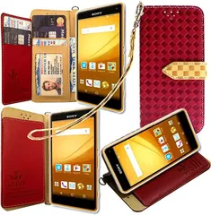 GTO CO., LTD. ストラップ2本付GTOSony Xperia Z3 Compact so-02g / A4( ピンク,  Sony Xperia Z3 Compact so-02g / Xperia A4 docomo so-04g)