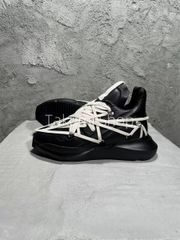 Rick Owens MEGALACED GETH RUNNER スニーカー / ブラック