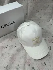 2024年最新】CELINE キャップ ホワイトの人気アイテム - メルカリ