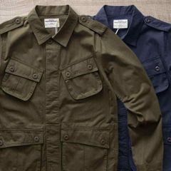 美品 ENDS and MEANS Corfu Shirts グレーカーキ L - メルカリ