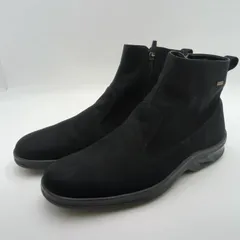 TOP DRY トップドライ ショートブーツ ファスナー 防水 GORE-TEX ゴアテックス メンズ 27cm EEEE ブラック D-1-7