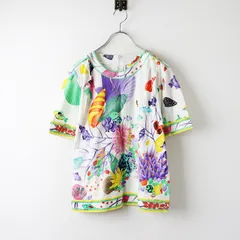 美品 LEONARD 総柄ストレッチトップス(L) 楽天市場】LEONARD(レオナール)（柄ロゴ）（トップス