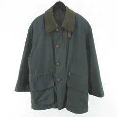 ジバンシィ GIVENCHY ステンカラーコート ジャケット ミディアム丈 48 緑系 グリーン イタリア製 ジップアップ ポケット 裏地のサムネイル
