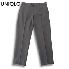 【22AW】UNIQLO ユニクロ 秋冬 ヒートテック★ スマート スリムフィット スラックス パンツ Sz.79cm メンズ 灰 グレー