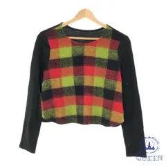 【訳アリ】 トップス カットソー Uネック カジュアル おしゃれ 綺麗め 長袖 レディース 総柄 38 901-13696 送料無料 古着