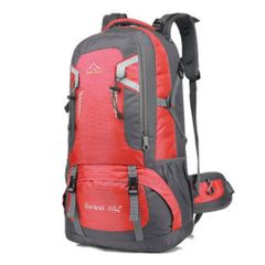 ☆ Red 40L ☆ Backpack Outdoor Large Capacity pmy801 Hiking Backpack Large Capacity 60L Women's Men's Backpack Mountain Climbing Hiking Mountain Girl Rucksack Stylish Bag Travel Camp Disaster Prevention Backpack Outdoor