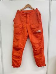 GUCCI x THE NORTH FACE 663764 XAAC6 NYLON CARGO PANTS size S グッチ ノースフェイス 中綿 ポケット パンツ メンズ カーゴ オレンジ ミケーレ