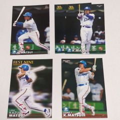 ❖ 松井稼頭央グッズ ❖〘 カルビープロ野球カードSet！〙【 2001〜2003年版 4種/5点セット 】✨松井監督ファン！必須アイテムです！▶画像・詳説を御覧ください！