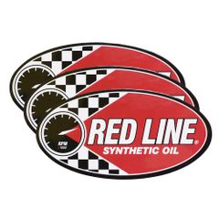 ステッカー3枚セット #102 RED LINE レッドライン モーターサイクル系 アメリカン雑貨 レーシング雑貨