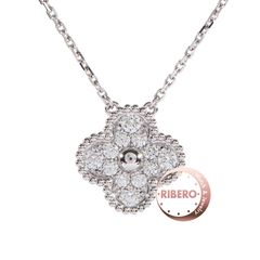 Van Cleef & Arpels ヴァンクリーフ＆アーペル ヴィンテージ アルハンブラ ペンダント VCARA46100 ネックレス シルバー【中古】のサムネイル