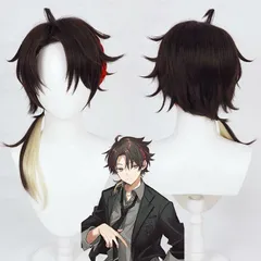 【制作サンプル】にじさんじ 三枝明那 コスプレウィッグ バーチャルYouTuber にじさんじ 三枝明那 コスプレウィッグ