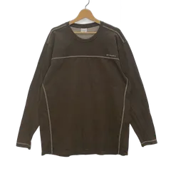 Columbia/コロンビア スウェット ワンポイント刺繡 オーバーサイズ ビックシルエット スリランカ製 メンズ XL ブラウン