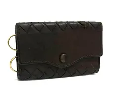 BOTTEGA VENETA ボッテガヴェネタ イントレチャート レザー 5連 キーケース 鍵入れ メンズ ブラウン系 DK5478