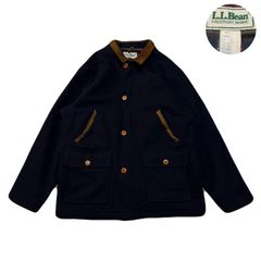 80s usa製 llbean マッキーノジャケット ウールコート 中綿 70s 80s USA製 L.L.Bean ウールマッキーノジャケット 緑 L