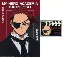 【中古】グッズセット ジュリオ・ガンディーニ キャンバス風イラストボード＆ステッカー 「一番くじ 僕のヒーローアカデミア YOU’RE NEXTー」 H賞