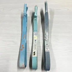 【未使用品】 3個セット　3個セット　帯締め　組紐　くみひも　平組　正絹　絹100％　振袖　結婚式　卒業式　小紋　紬　着物　晴れ着　浴衣