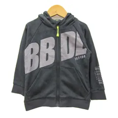 ベビードール パーカー トップス ジップアップ スウェット 未使用品 ベビー 男の子用 90サイズ ブラック BABYDOLL