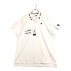 未使用品 メンズ ルコックスポルティフ le coq sportif 半袖ポロシャツ 3L 白 ホワイト 大きいサイズ シンプル