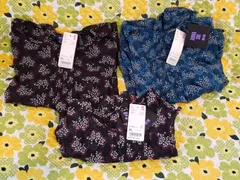 アナスイ シフォンブラウス 7分丈 新品 ユニクロ