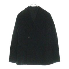 Yohji Yamamoto FEMME (ヨウジヤマモトファム) 03AW ウール混 ピークドラペル テーラードジャケット レディース ブラック FU-J19-117