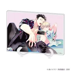 【中古】アクリルスタンド・アクリルパネル 02.本堂勇緋＆黒須叶(公式イラスト) アクリルアートボード(A5サイズ) 「兄弟制度のあるヤンキー学園で、今日も契りを迫られてます」