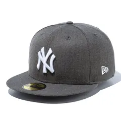 ニューエラ 59FIFTY ニューヨーク・ヤンキース ダークグレー ホワイト 1個 New Era 5950 NEYYAN DGRY HTR WHI 25J 1pc