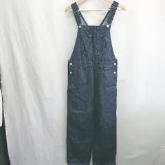 ◇ Θ GLOBAL WORK グローバルワーク オーバーオール サイズF ネイビー レディース E  【1412090022449】