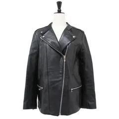 STUNNING LURE スタニングルアー ジャケット ブラック 黒 サイズ:2(M) レザー ダブル ライダース ジャケット 牛革 アウター ブルゾン 上着【レディース】のサムネイル