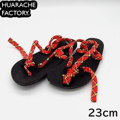 廃タイヤ製ワラーチサンダル／KARASU／23cm（6）