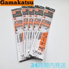 がまかつ 瀬戸真鯛シラスプロサビキショートSP 黄 オレンジ 4本鈎仕掛 8号 5セット ハリスフロロカーボン FD-183 Gamakatsu 仕掛
