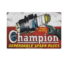 champion チャンピオン　販促用看板　非売品　ディスプレイサインボード Champion アメリカンサインボード CHAMPION インテリア メタル