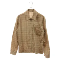 HELMUT LANG (ヘルムートラング) 本人期 チェック柄 ジップアップブルゾン ブラウン/イエローのサムネイル