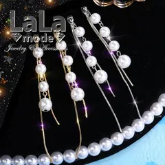 ピアス レディース パール 真珠 ピンクゴールド プラチナ スターリングシルバー925 ロジウムコーティング仕上げ アレルギー対応 ドロップピアス イヤリング 送料無料 韓国 ファッション プレゼント 人気 豪華 シンプル アクセサリー ジュエリー