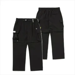 ニューエラジャパン ウェア フィールド 2Way トラックパンツ Angler Collection ブラック L
