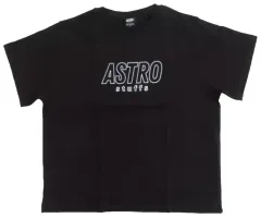 【中古】Tシャツ ブライト(ワチラウィット・チワアリー) OUTLINE LOGO OVERSIZED TEE(Tシャツ) ブラック Sサイズ 「ASTRO stuffs」