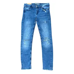 ZARA TRAFALUC クラッシュ スキニーデニム サイズ36 レディースS ザラ